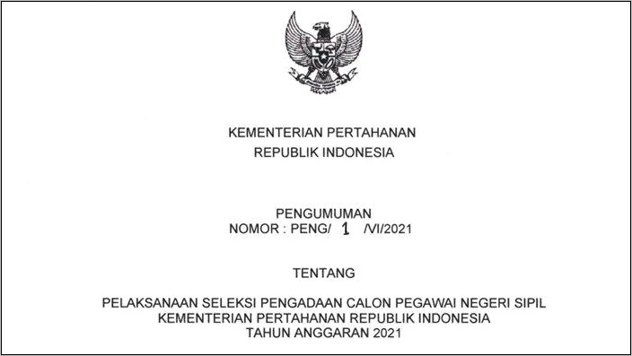 Contoh Surat Pernyataan Bermaterai Cpns