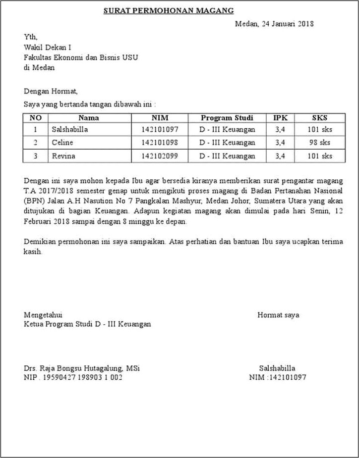 Contoh Surat Pernyataan Bersedia Tidak Menikah Selama Magang Doc