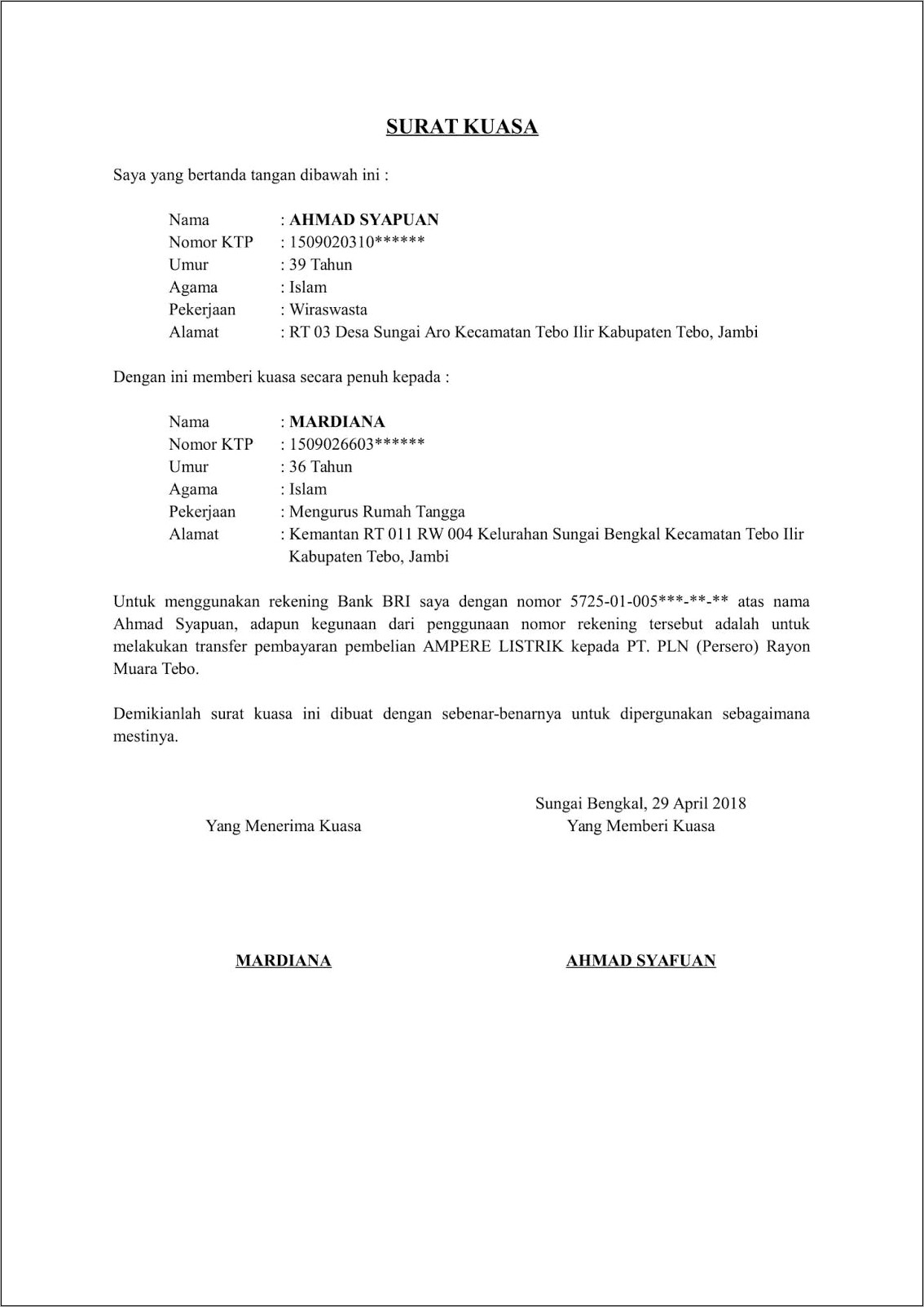 Contoh Surat Pernyataan Dari Sekolah Ke Bank Bni