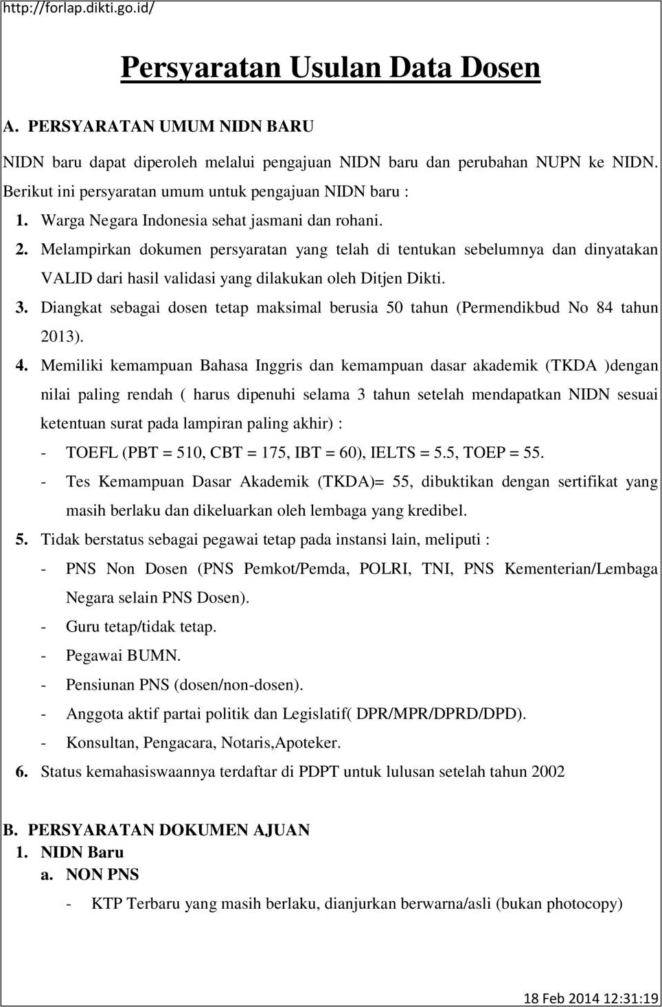 Contoh Surat Pernyataan Dosen Tetap Dari Yayasan