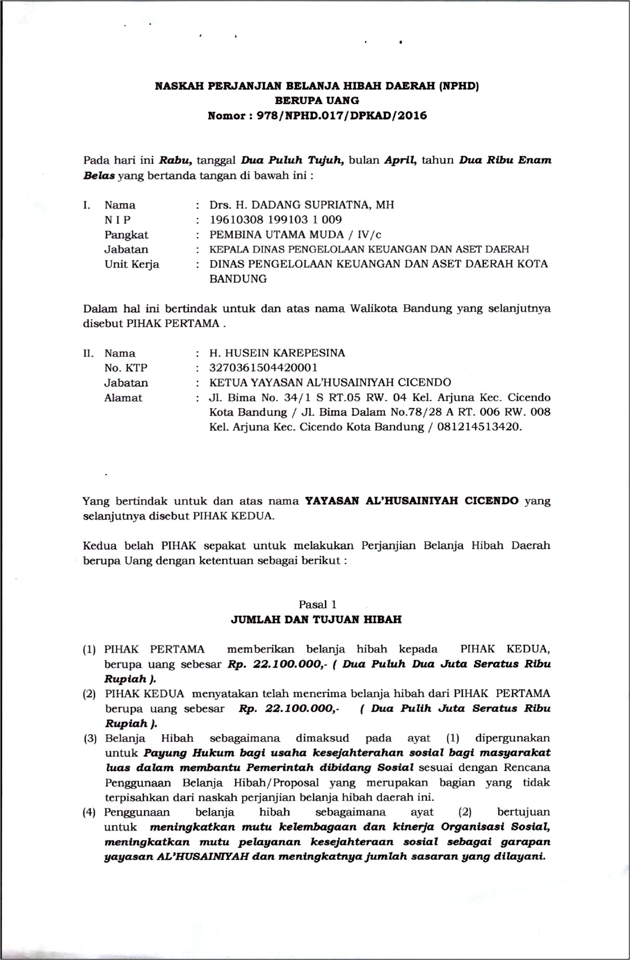 Contoh Surat Pernyataan Futsal