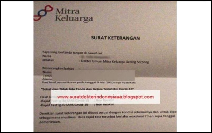 Contoh Surat Pernyataan Gabung Dengan Suami