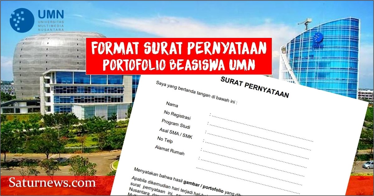 Contoh Surat Pernyataan Hasil Karya Sendiri