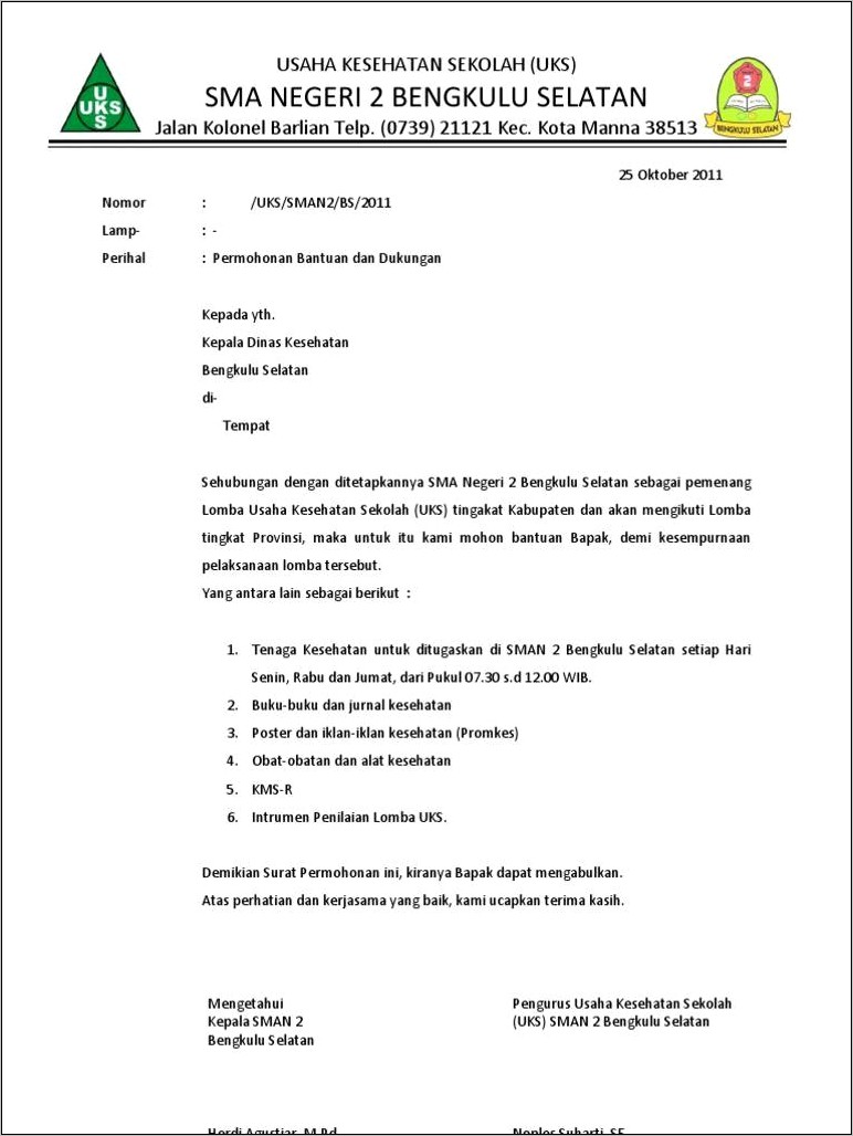 Contoh Surat Pernyataan Jurnal