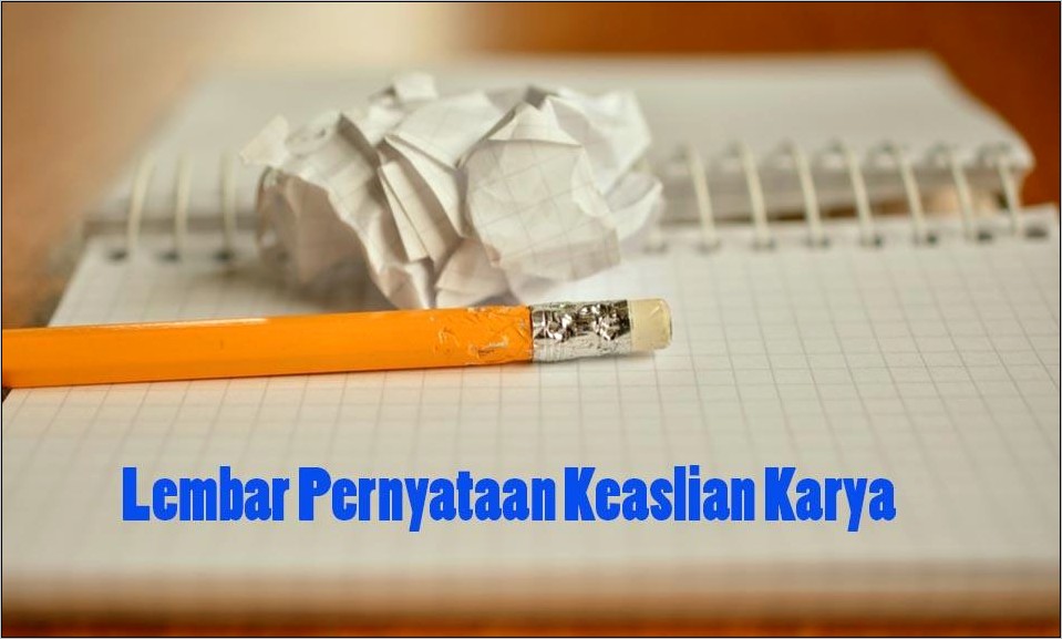 Contoh Surat Pernyataan Keabsahan Data Yang Diberikan