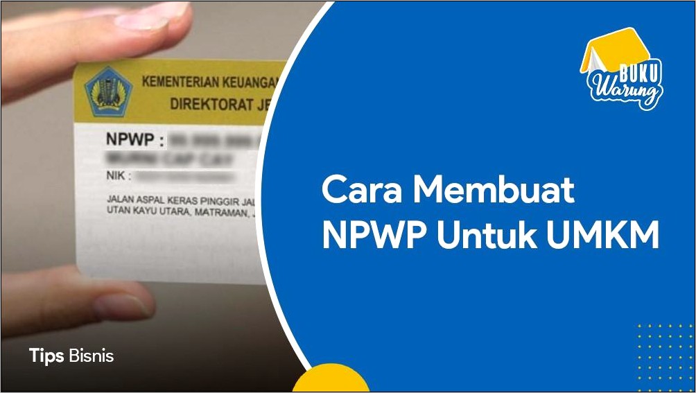 Contoh Surat Pernyataan Kegiatan Usaha Dari Perusahaan Untuk Npwp