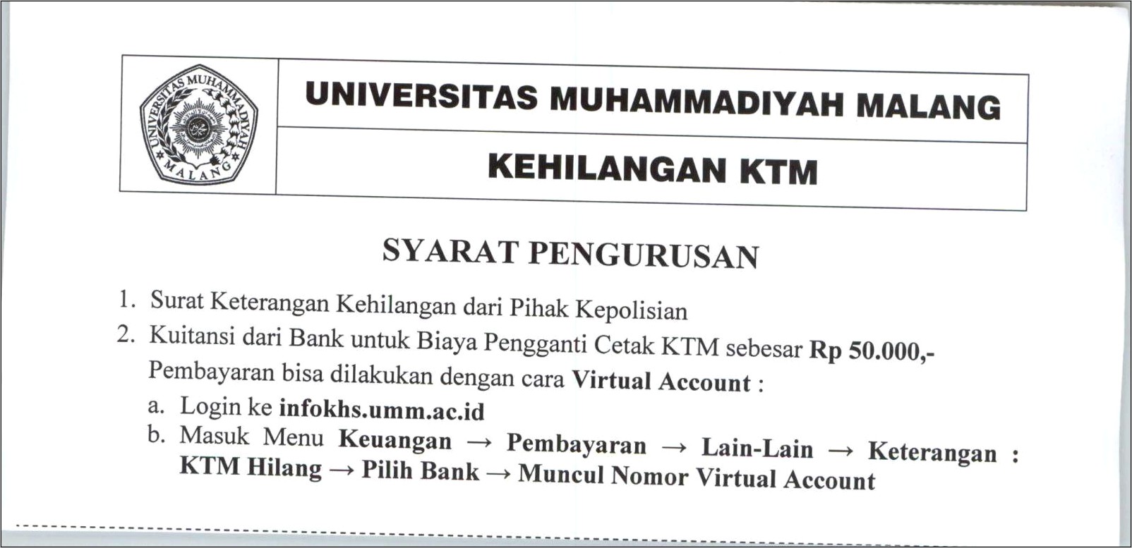 Contoh Surat Pernyataan Kehilangan Kwitansi