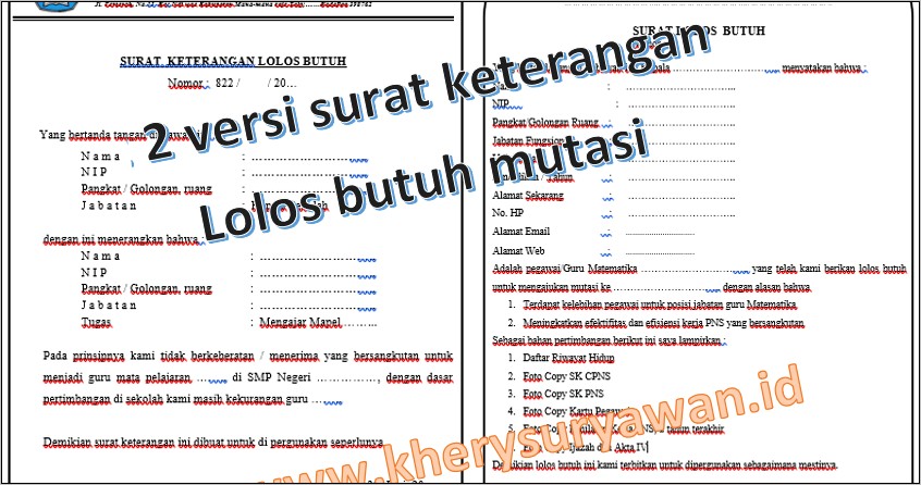 Contoh Surat Pernyataan Kepala Sekolah Tentang Kekurangan Guru Doc