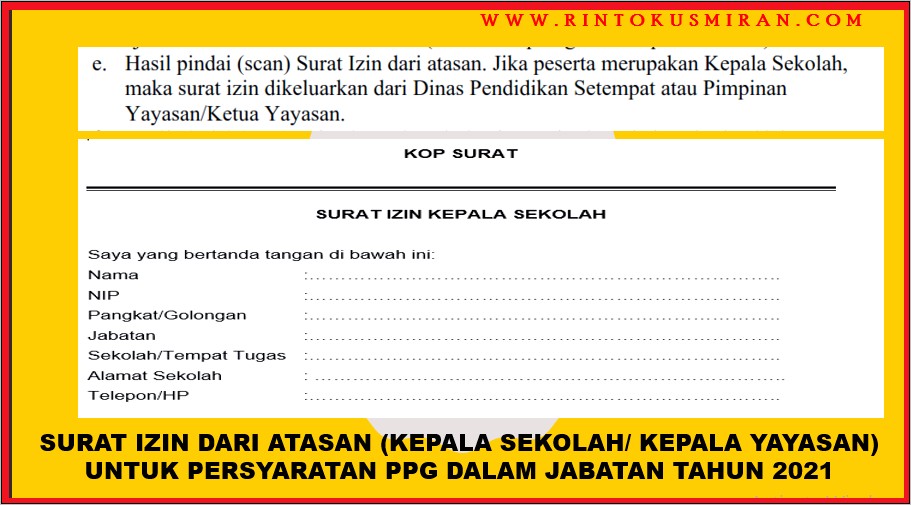 Contoh Surat Pernyataan Kepala Sekolah Untuk Akreditasi