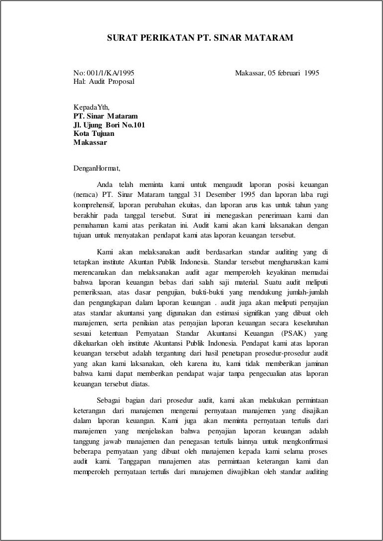 Contoh Surat Pernyataan Kesediaan Sebagai Supervisor 2