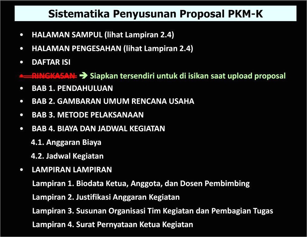 Contoh Surat Pernyataan Ketua Kegiatan Pkm K