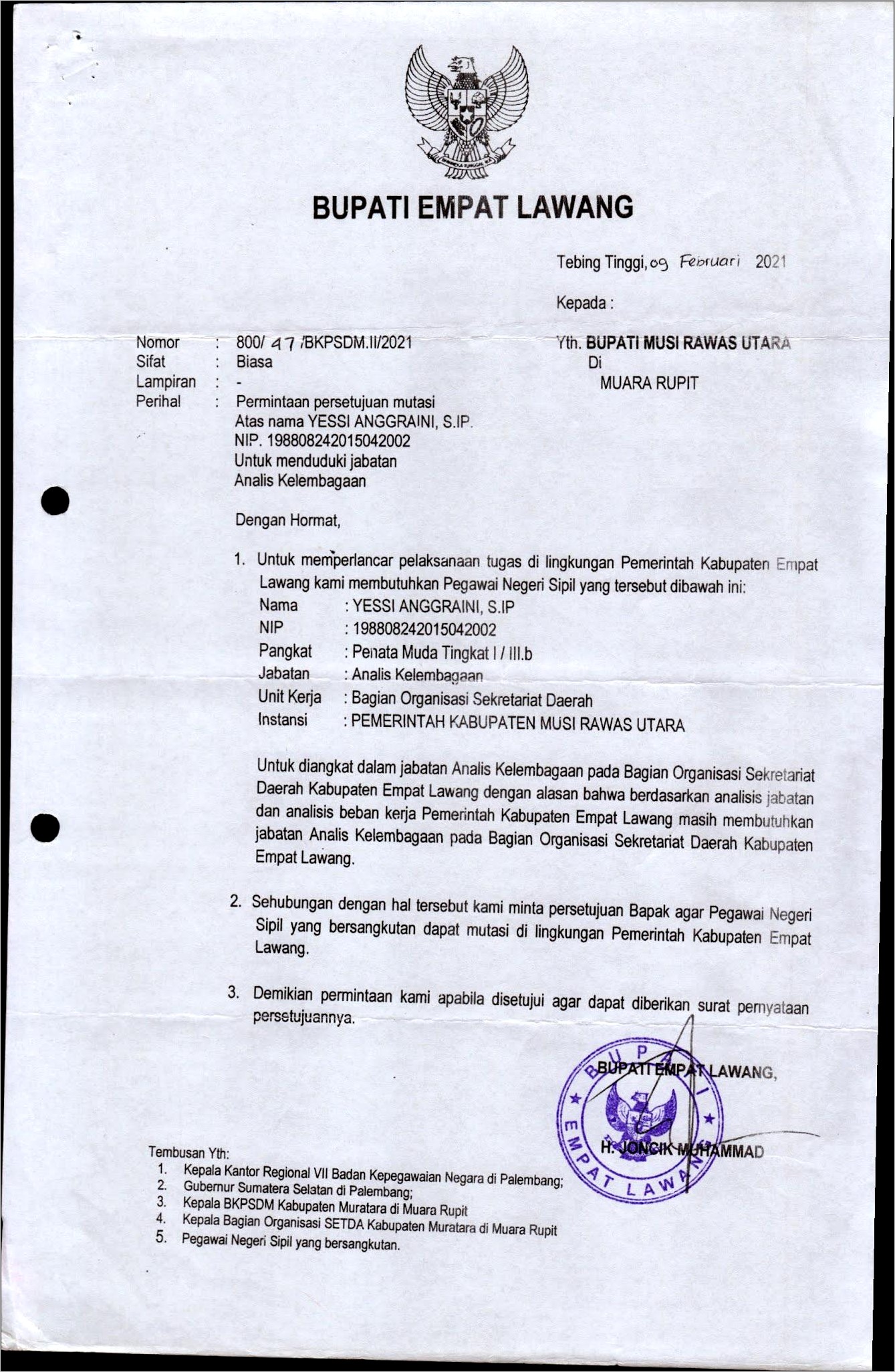 Contoh Surat Pernyataan Masih Menduduki Jabatan