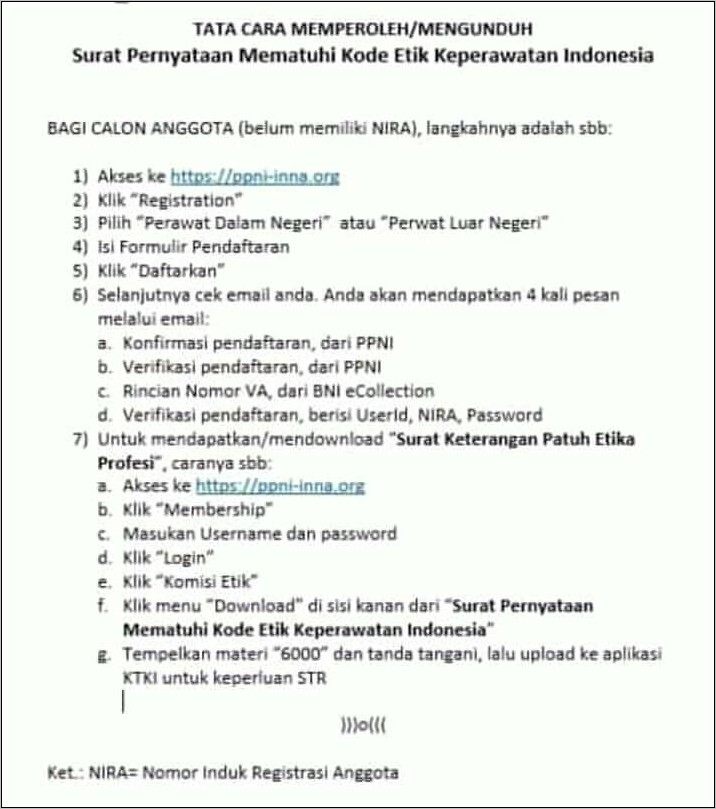 Contoh Surat Pernyataan Memenuhi Etika Pengadaan