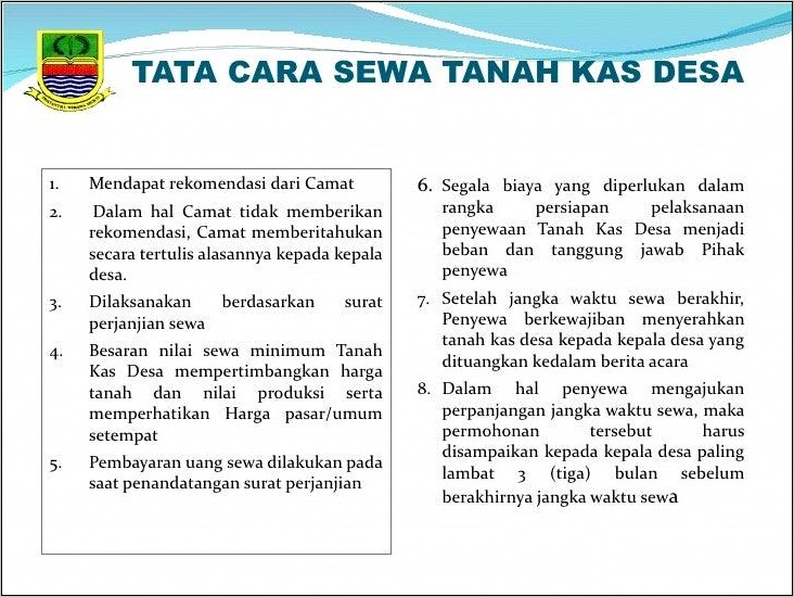 Contoh Surat Pernyataan Memiliki Lahan Rumput
