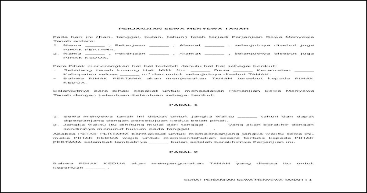 Contoh Surat Pernyataan Mengakui Tinggal Bersama Dimalaysia