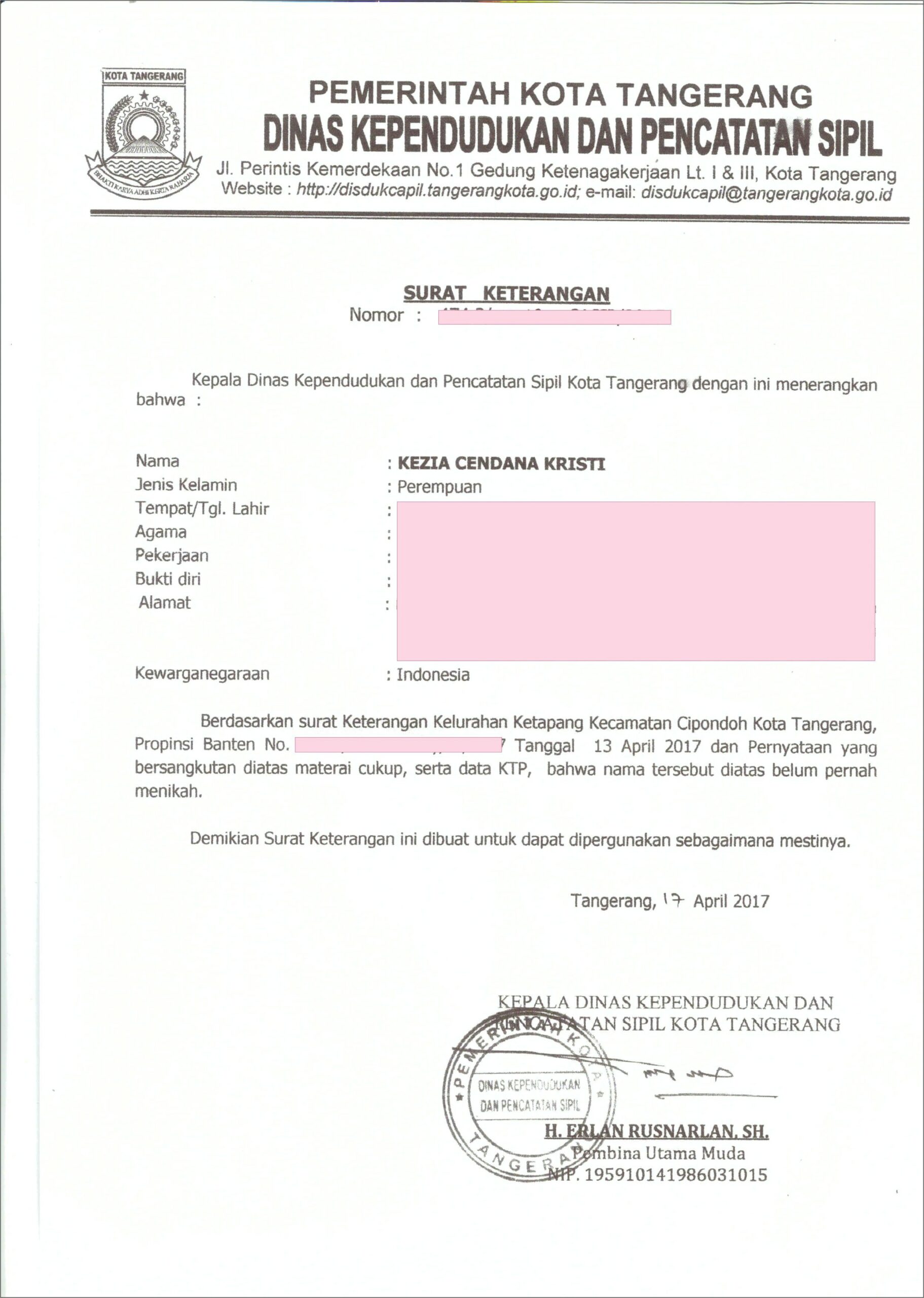 Contoh Surat Pernyataan Menjadi Anggota Koperasi