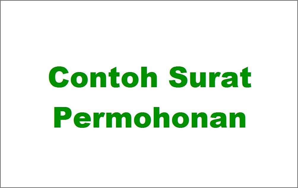 Contoh Surat Pernyataan Menyediakan Sarana Dan Prasana