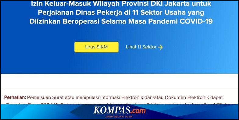 Contoh Surat Pernyataan Pdf Pemprov Dki Tahun 2019