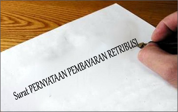 Contoh Surat Pernyataan Pembayaran Tunggakan Infaq