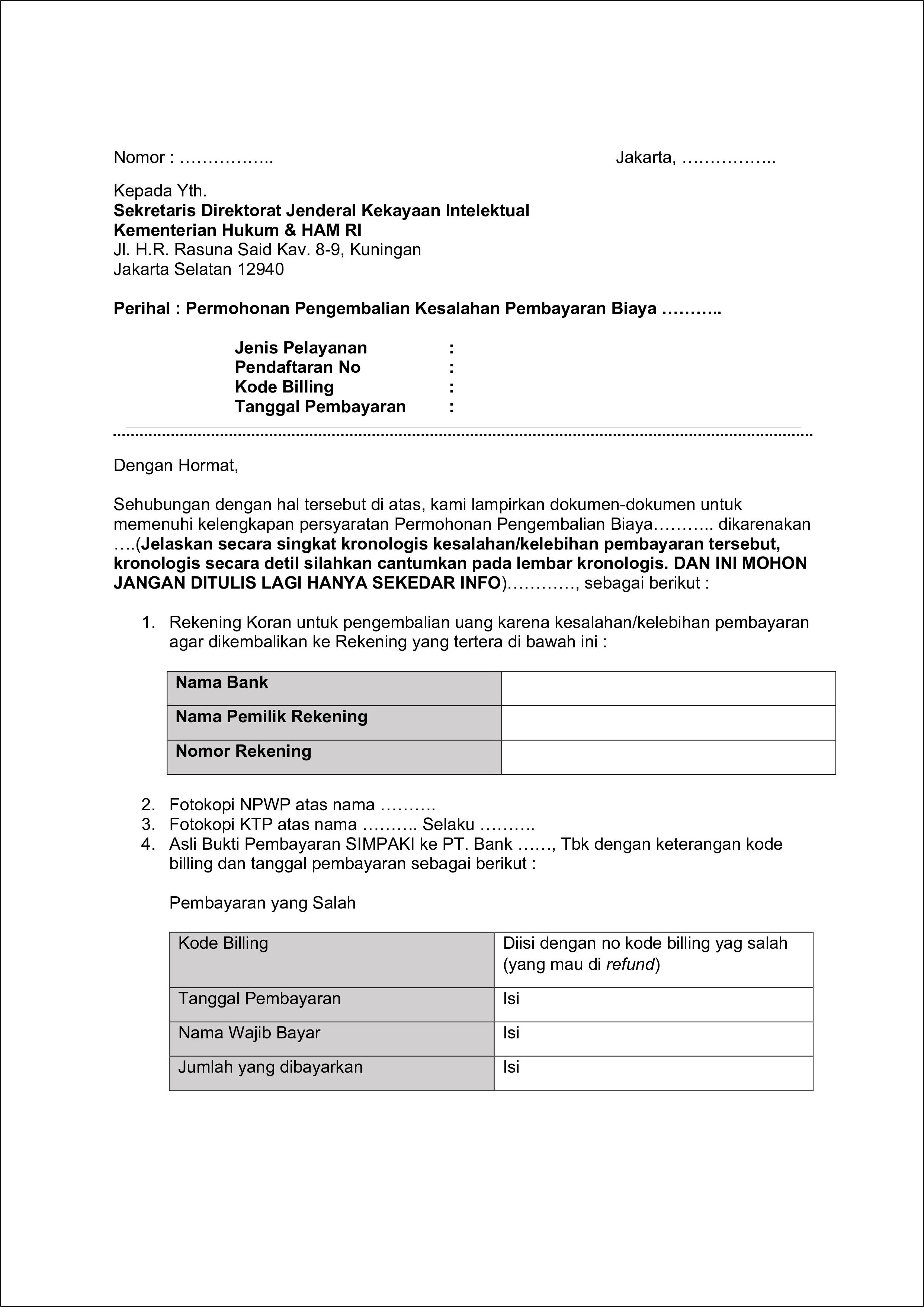 Contoh Surat Pernyataan Pemilik Rekening