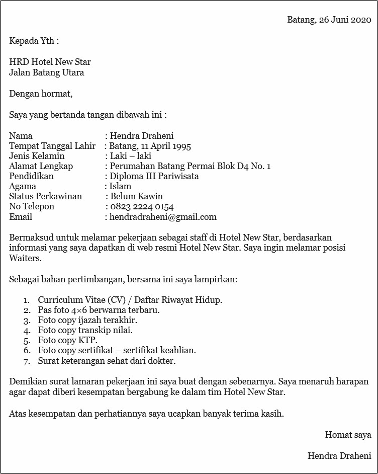 Contoh Surat Pernyataan Pemindahan Aset Cv