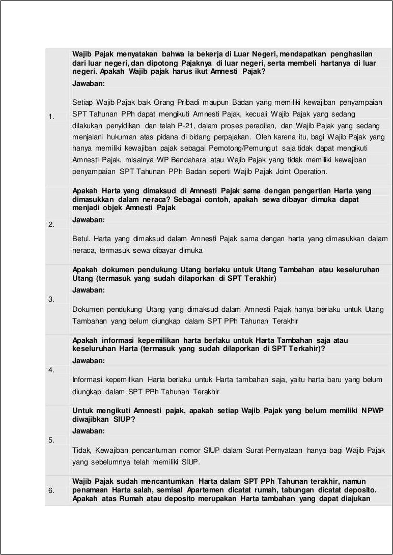 Contoh Surat Pernyataan Tidak Sedang Dalam Penyidikan Pajak