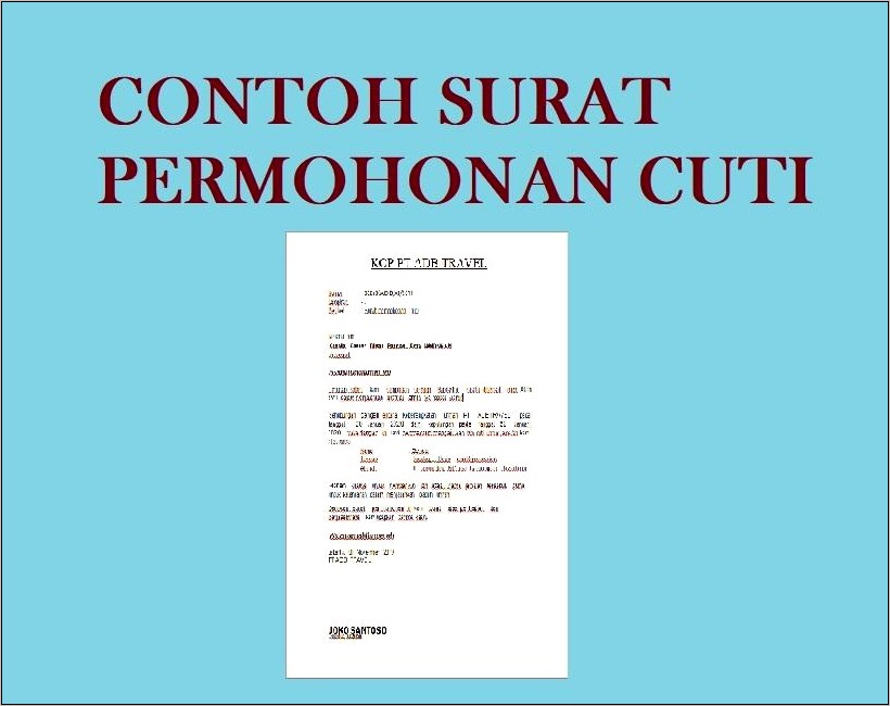 Contoh Surat Rahasia Perjanjian Proposal Usaha