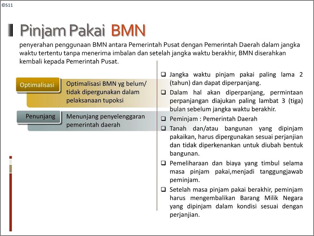 Contoh Format Surat Izin Pemakaian Bmn