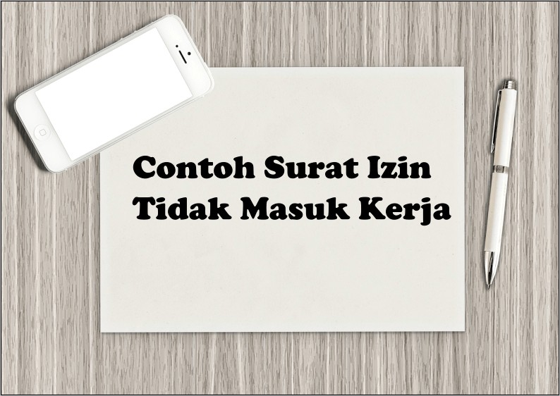 Contoh Penulisan Surat Izin Yang Baik Dan Benar