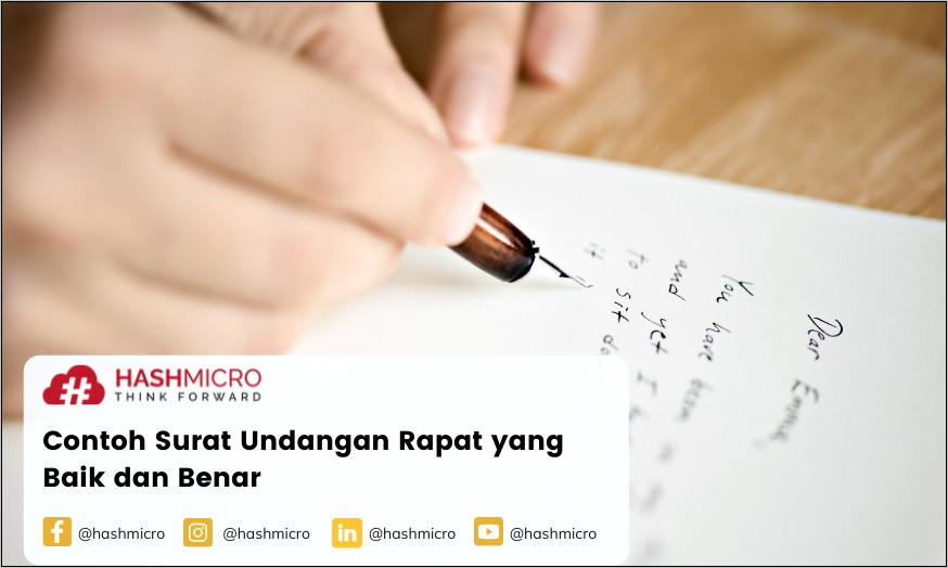 Contoh Penundaan Surat Undangan Rapat