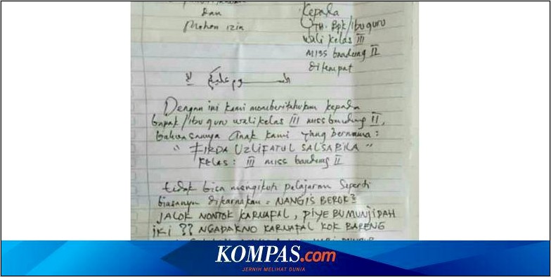 Contoh Surat Dari Travel Untuk Izin Siswa Libur