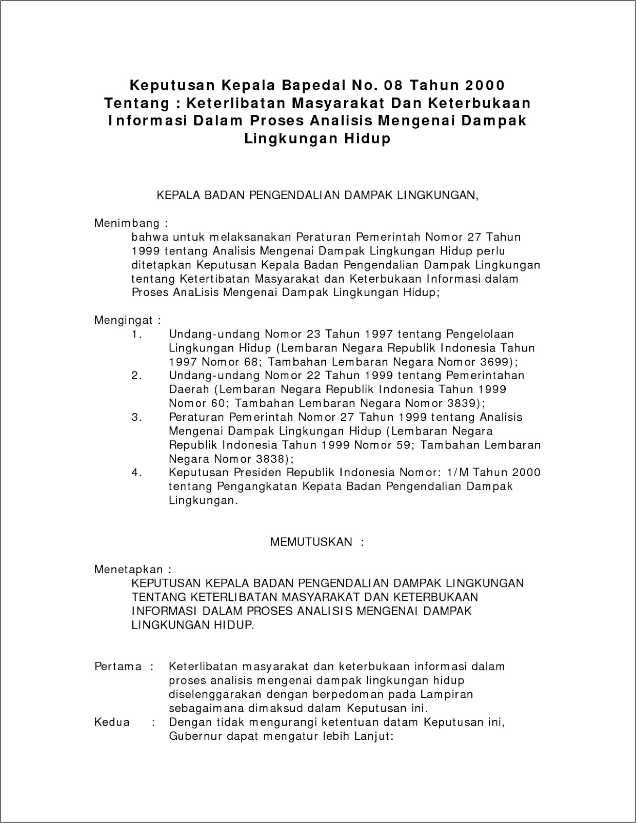 Contoh Surat Izin Amdal Analisis Mengenai Dampak Lingkungan