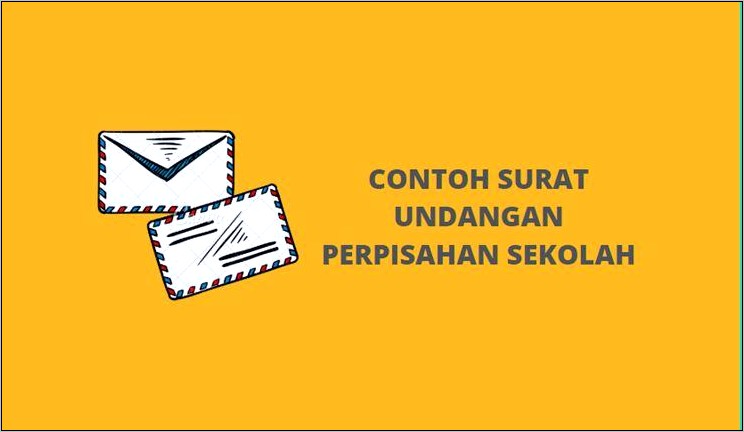 Contoh Surat Izin Anak Anak Sekolah Sd Perpisahan Ke Dinas