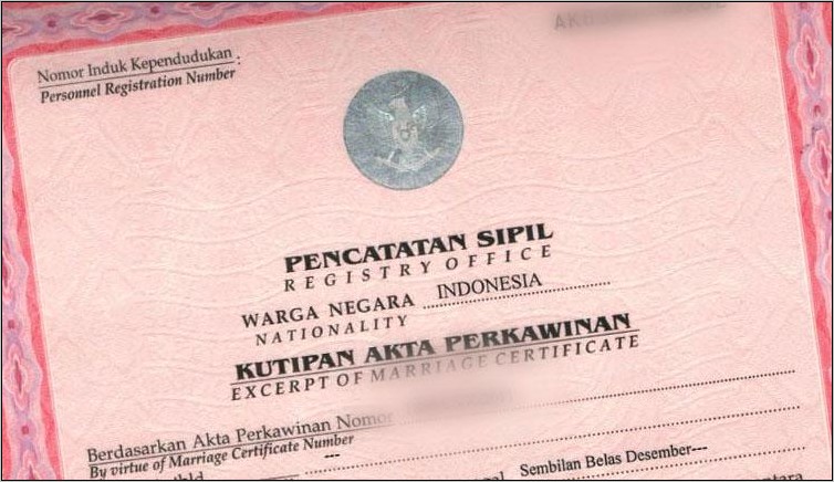 Contoh Surat Izin Atasan Untuk Nikah