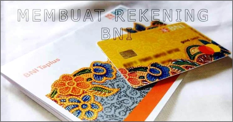 Contoh Surat Izin Buka Rekening Ke Bni