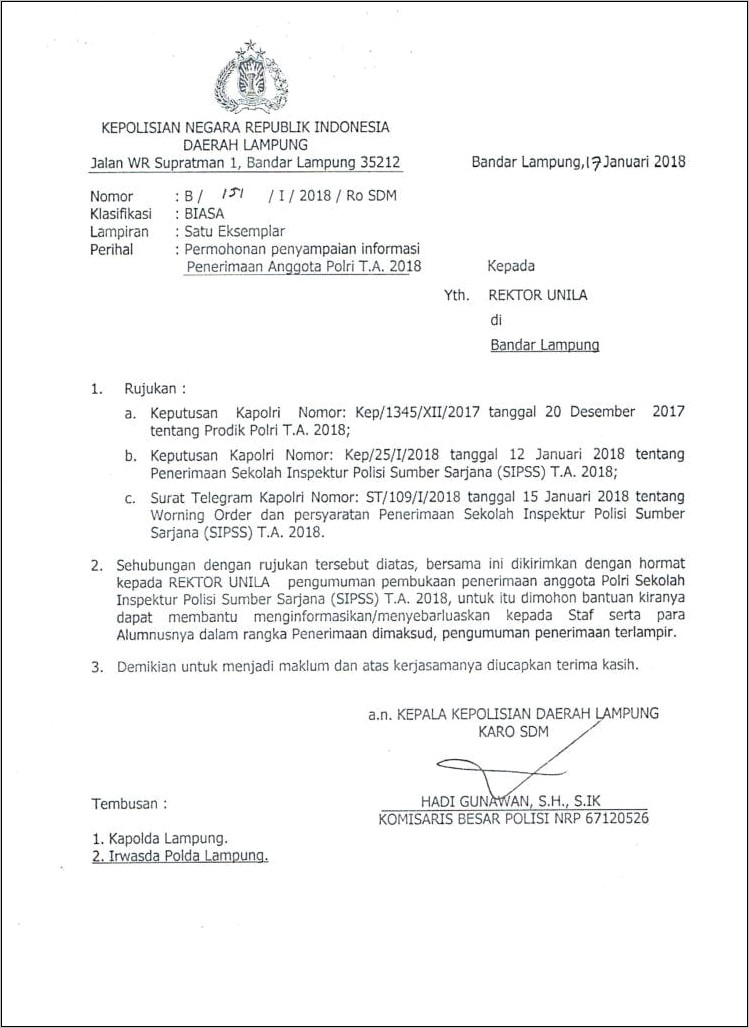 Contoh Surat Izin Cuti Anggota Dprd