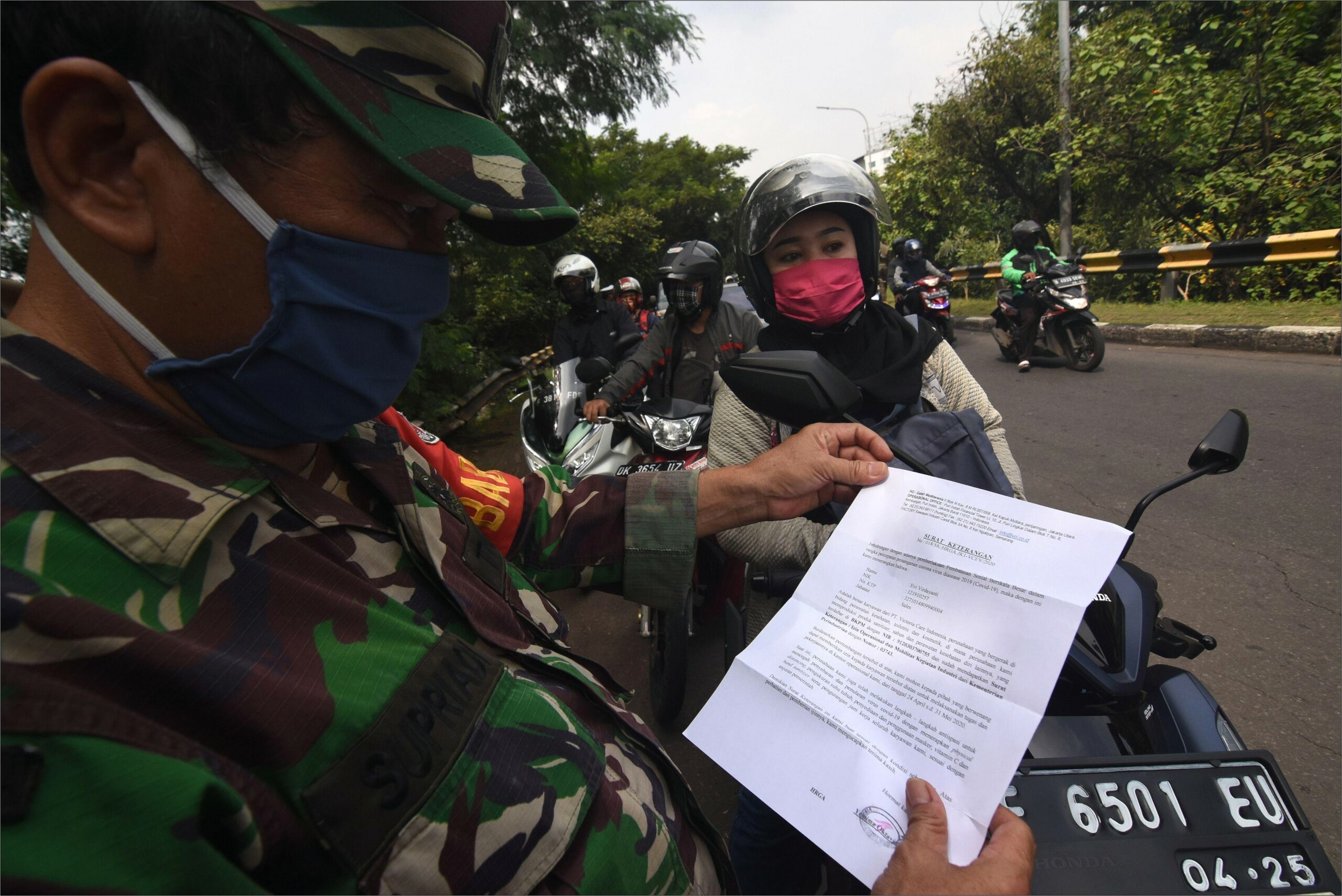 Contoh Surat Izin Kendaraan Untuk Dibawa Pulang