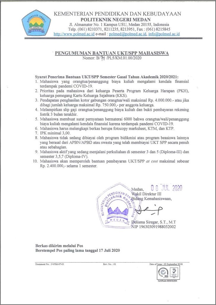Contoh Surat Izin Kunjungan Dan Menemui Direksi
