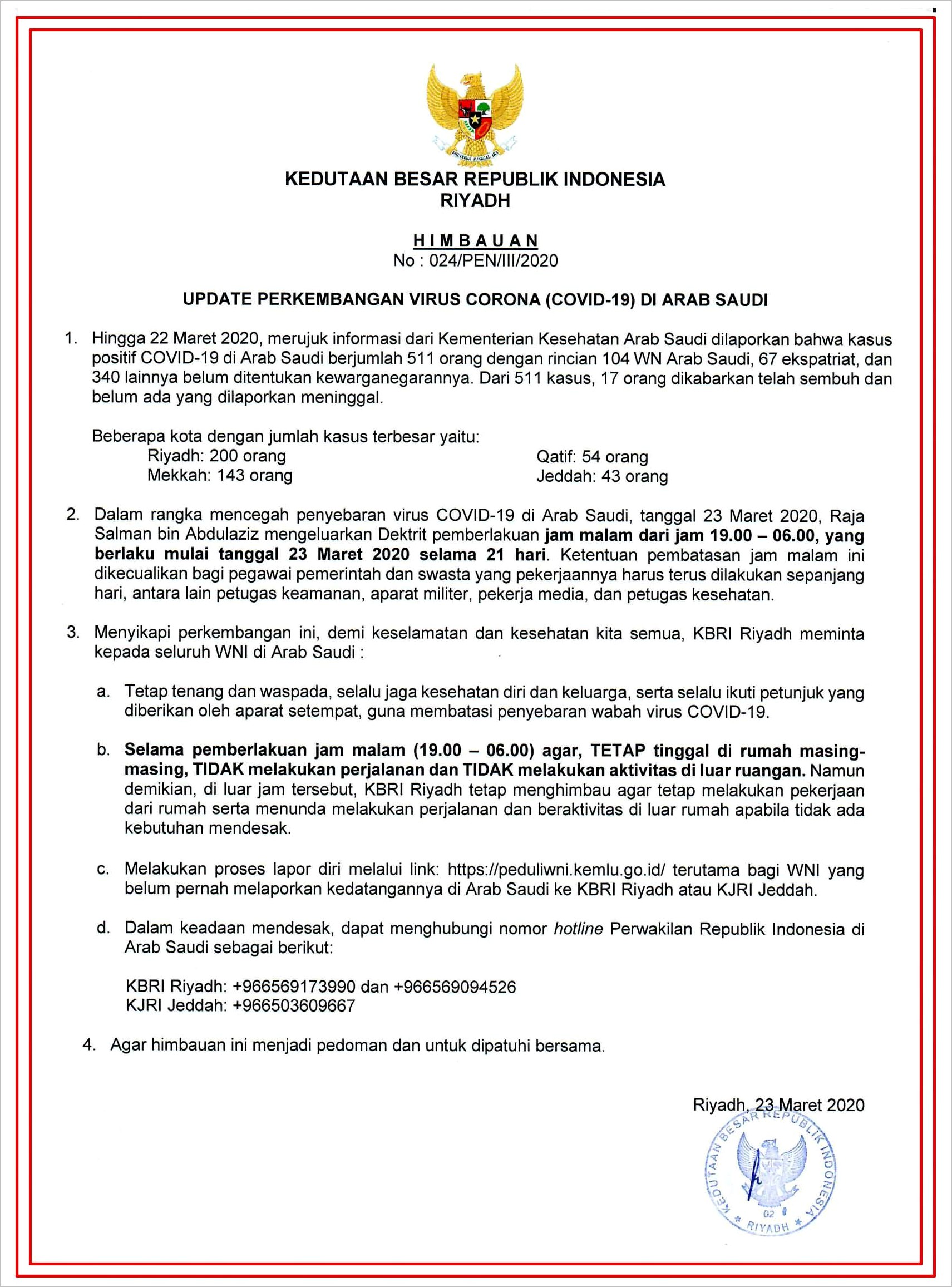 Contoh Surat Izin Kunjungan Ke Supermarket
