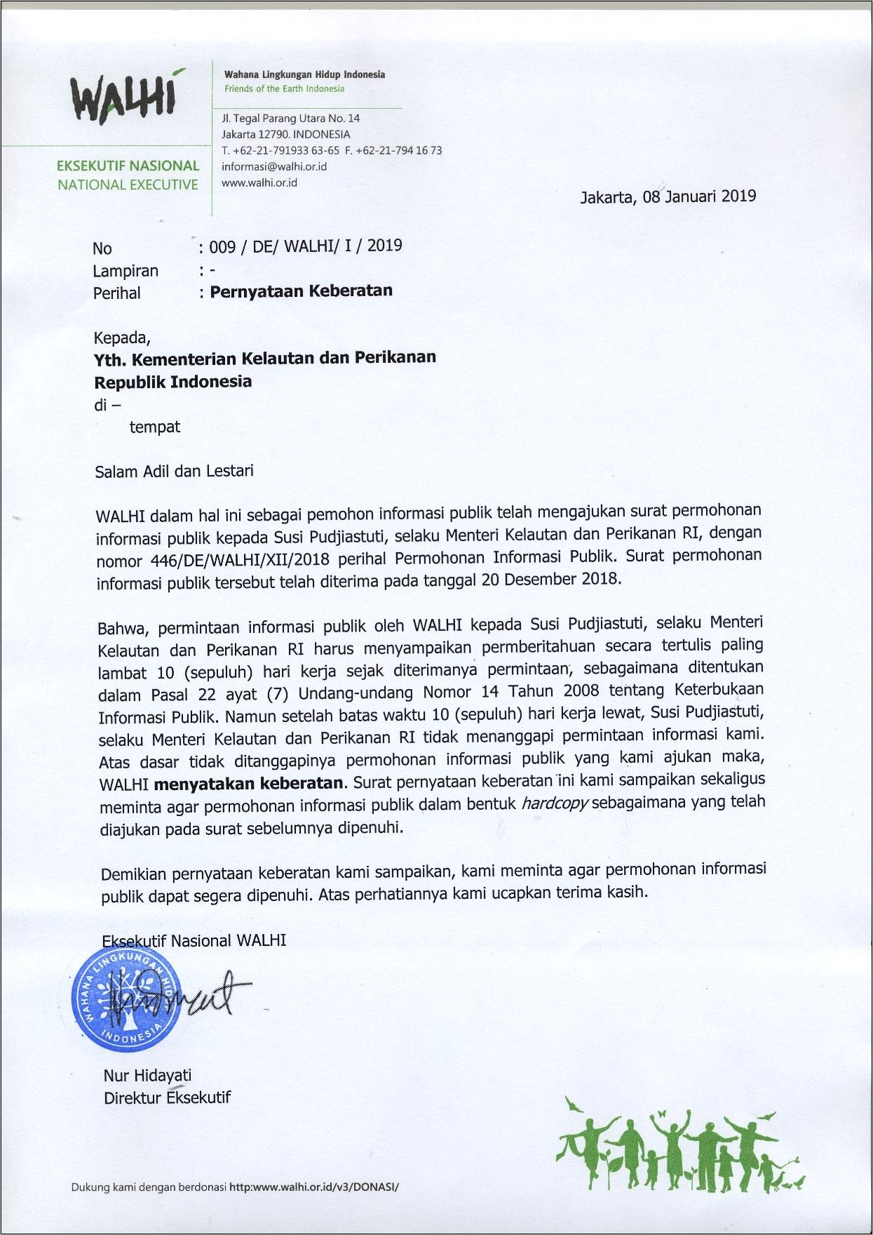 Contoh Surat Izin Lingkungan Hidup