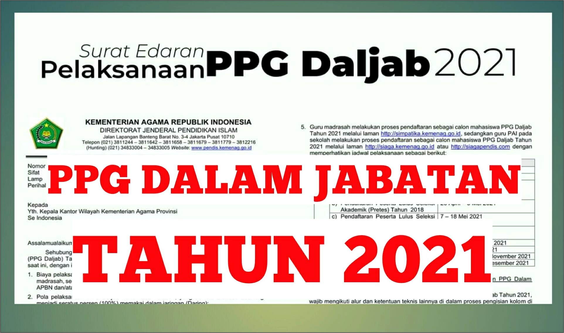 Contoh Surat Izin Menjadi Peserta Ppg