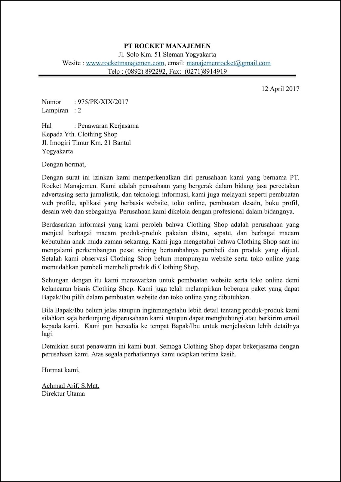 Contoh Surat Izin Observasi Ke Perusahaan