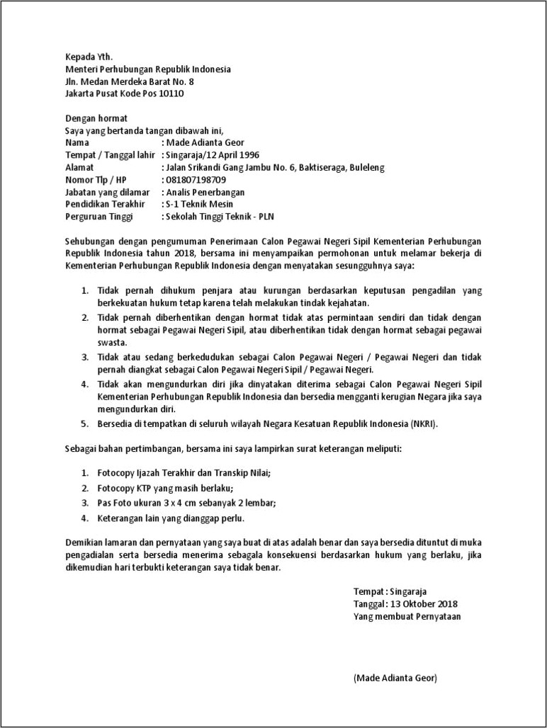 Contoh Surat Izin Orang Tua Panasonic Ke Jepang