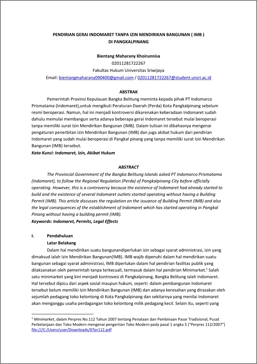 Contoh Surat Izin Pendirian Organisasi Pdf