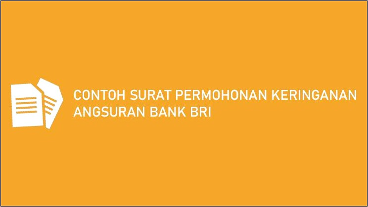Contoh Surat Permohonan Pengangsuran Hutang