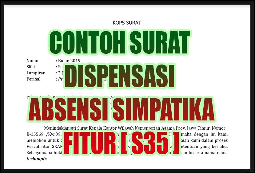 Contoh Surat Permohonan Pengawas Silang Unbk