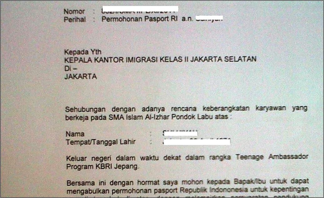 Contoh Surat Permohonan Penggantian Kartu Keluarga Lama Ke Baru