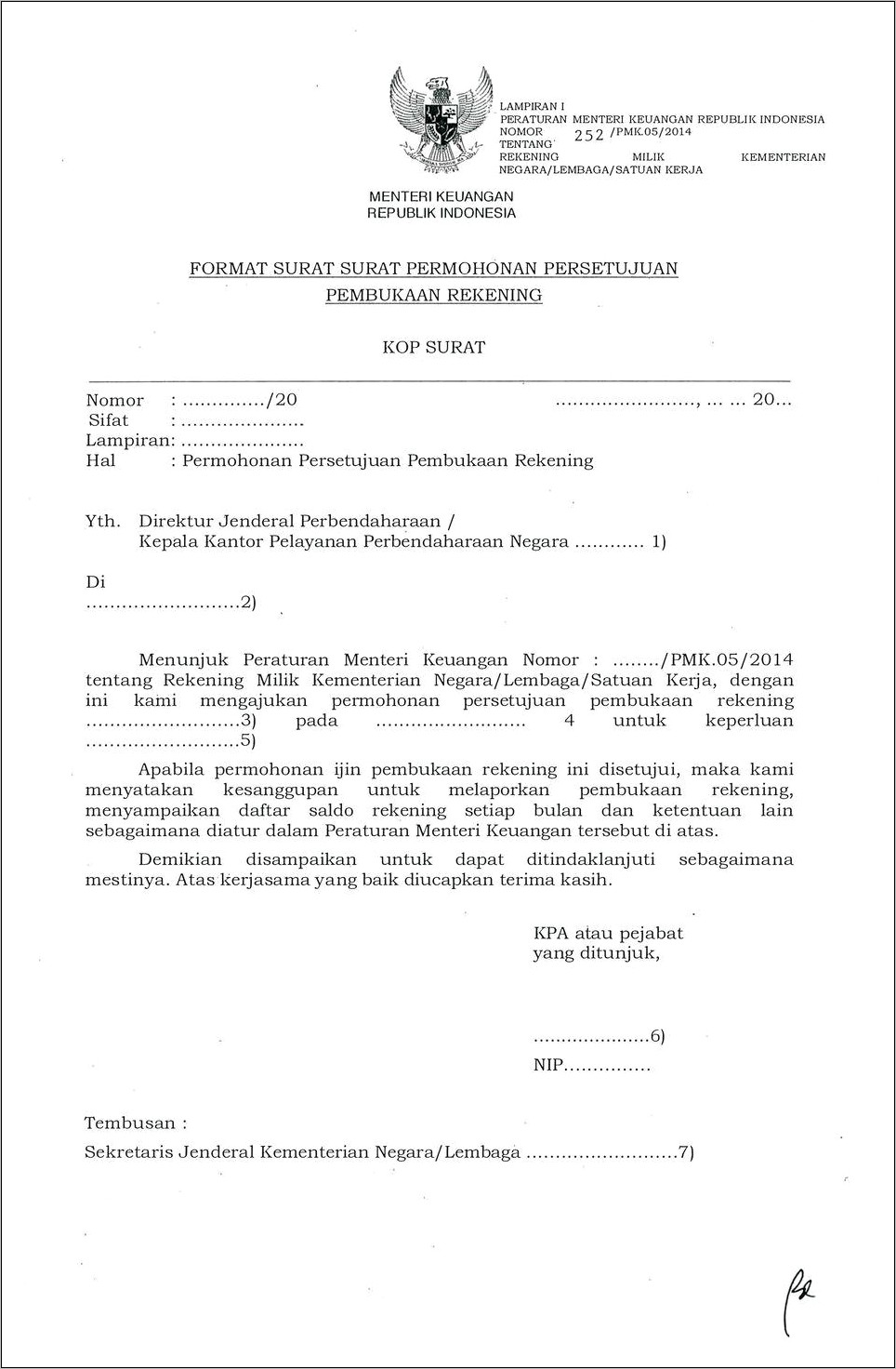 Contoh Surat Permohonan Pengkreditan Pajak Luar Negeri
