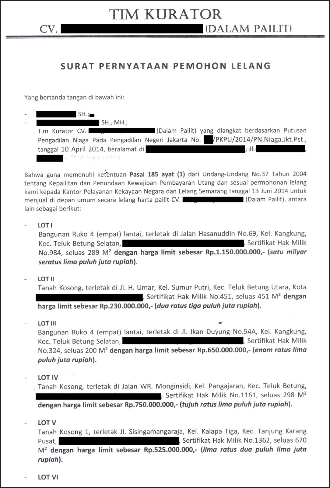 Contoh Surat Permohonan Penundaan Sidang Cerai