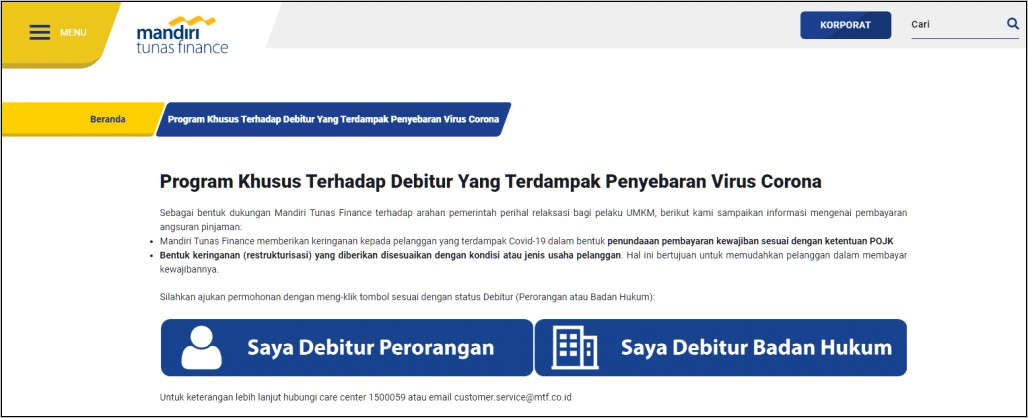 Contoh Surat Permohonan Penurunan Limit Kredit Mandiri